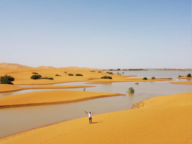 Six consecutive years of drought have posed challenges for much of Morocco, forcing farmers to leave fields fallow and cities and villages to ration water consumption. [AP Photo]